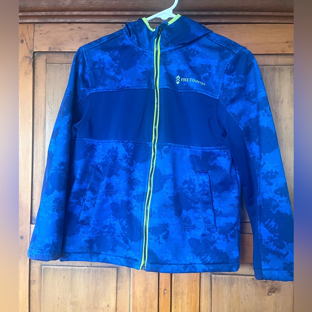 Free Country Blue Camo Jacket 10-12